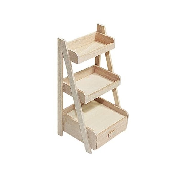 SAFIGLE 2 Pcs Maison De Poupée Support Multifonctionnel Mini Rack De Stockage Mini Maison Parure Mini Maison Bricolage Access