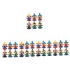 Toyvian 24 Pcs Ornement De Clown De Cirque pour Enfants Figurines De Clown Mini Bébé Poupées Petit Clown Adorable Petit Joli 
