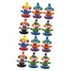 Toyvian 24 Pcs Ornement De Clown De Cirque pour Enfants Figurines De Clown Mini Bébé Poupées Petit Clown Adorable Petit Joli 