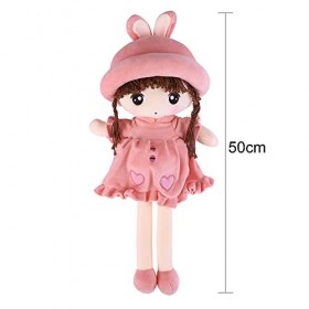 Poupée de Chiffon Fille Bébé Poupée Jouet en Peluche Jouet Poupée Adorable 1er Âge Conte de Fées Princesse Poupée Mignonne Pl