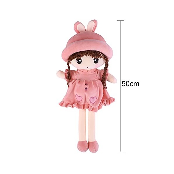 Poupée de Chiffon Fille Bébé Poupée Jouet en Peluche Jouet Poupée Adorable 1er Âge Conte de Fées Princesse Poupée Mignonne Pl