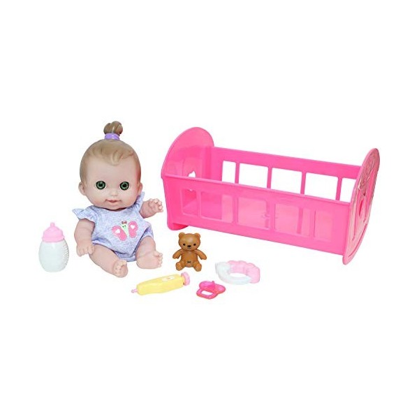 JC TOYS- LilCutesies Poupée bébé, 17434, Vert