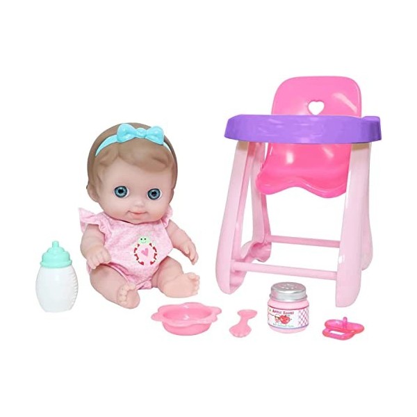 JC TOYS- LilCutesies Poupée bébé, 17434, Vert