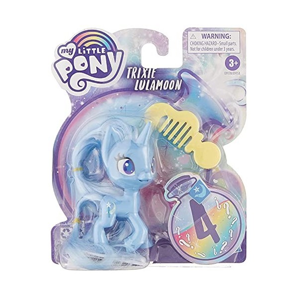 My Little Pony - Figurine 8cm - Potion Ponies - E9762 - Mini poupée Rainbow Dash avec Peigne + 4 Accessoires - Neuf