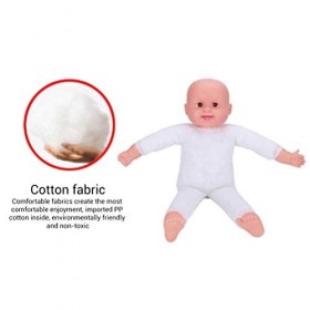 Egujiwa 50 cm Simulation Bébé Poupée Réaliste Nouveau-né Poupée Adorable Bébé Taille Bébé Jouet Doudou A 