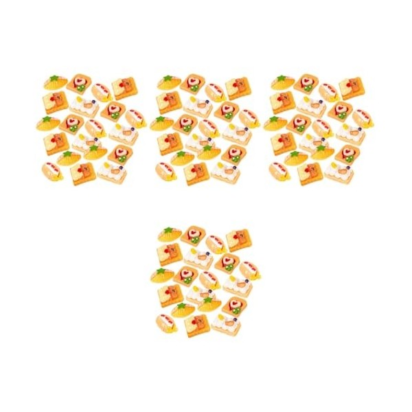 ibasenice 60 Pcs Simulé Manger du Pain Mini Pain De Maison De Poupée Bijoux Charmes Pendentif Jouet De Pain Miniature Mini Gâ