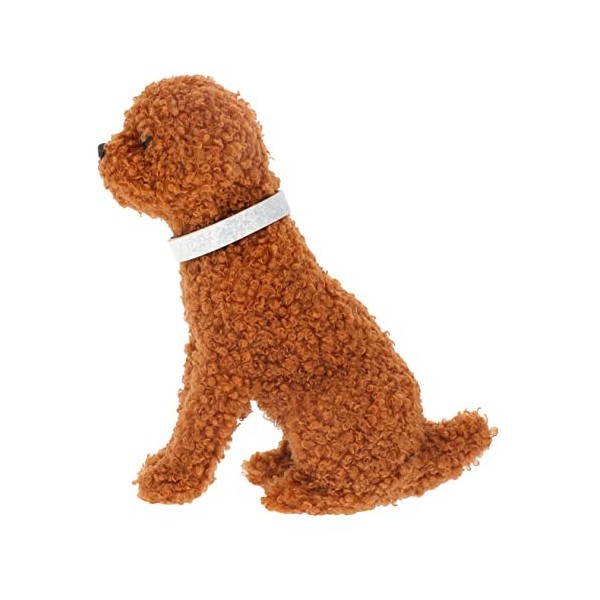 Toyvian 2 Pièces Chiot Simulé Jouet Chiot Parure en Peluche Jouet en Peluche De Dessin Animé Poupée en Peluche Chien Jouet Fi