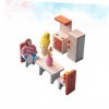 ibasenice 1 Set Mini Accessoires Enfants Décor Enfants Meubles Bois Décor Mini Cuisine Mini Maison Cuisine Mini Maison Meuble