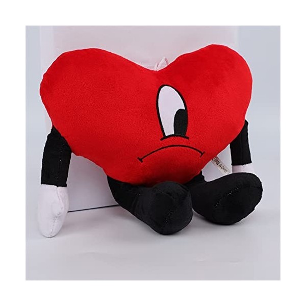 SEAVEY 25 Cm Peluche Mignon en Forme De Coeur en Peluche Oreillers en Peluche Nouveauté Jouet en Peluche Meilleur Cadeau pour