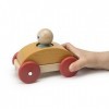 Tegu 00804 Voiture en Bois Orange