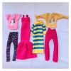 GUISHANLI Nouveau vêtements de poupée de Mode 30cm for Enfants Toys 8 Articles/lot Cadeaux de Noël Accessoires for Habiller L
