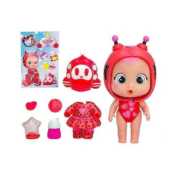 CRY BABIES MAGIC TEARS STARS STAR LADY - Collectible Mini Poupée habillée dune jolie tenue, et dispose dune capsule 2 en 1,