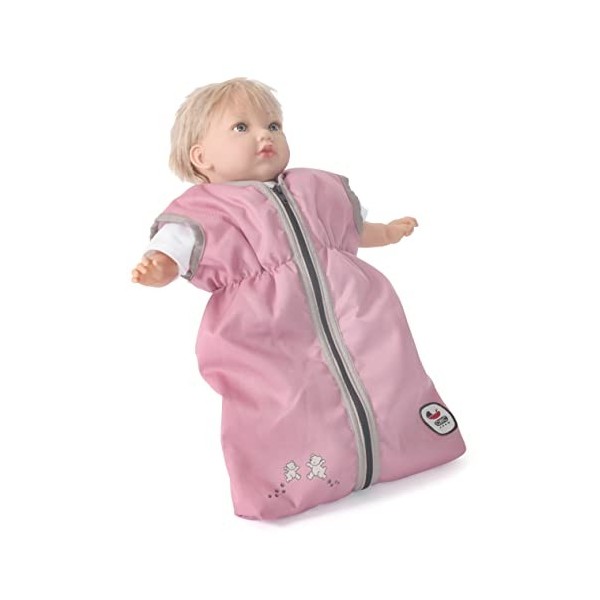 Bayer Chic 2000-Sac de Couchage pour poupée jusquà 55 cm, 792 36, Ourson Rose