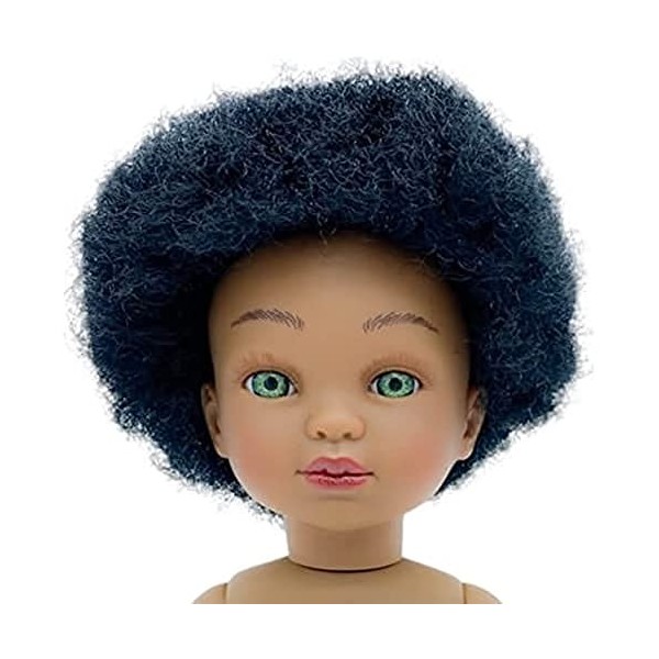 Folk Artesanía Poupée Nue Simona Mulata Collection Orignal 40 cm Cheveux Afro M00NV