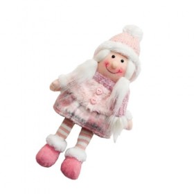 TOYANDONA 1 PC Fille Rose Poupée GNOME Décorations Peluche Bébé Poupée Peluche Fille Saint Valentin en Peluche Jouet De Maria