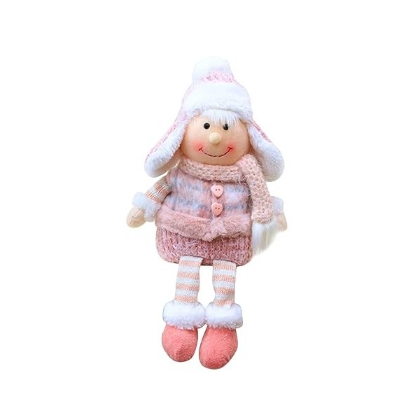 TOYANDONA 1 PC Fille Rose Poupée GNOME Décorations Peluche Bébé Poupée Peluche Fille Saint Valentin en Peluche Jouet De Maria