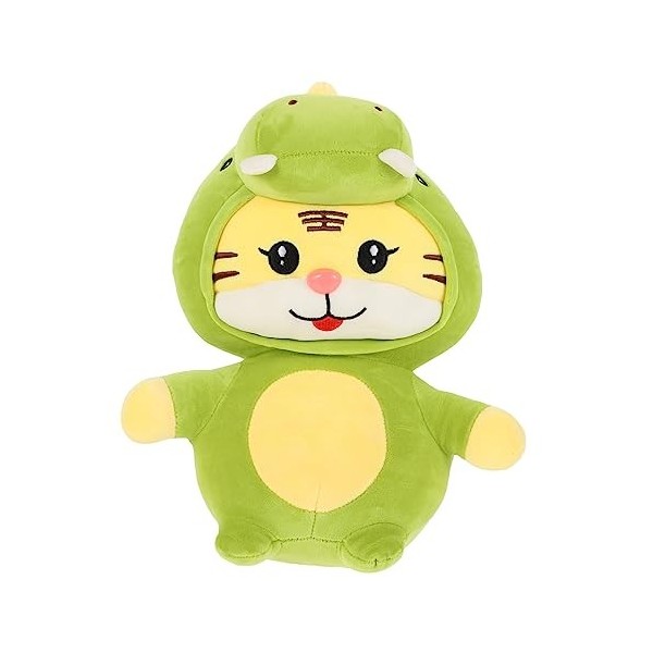 ABOOFAN Zodiaque Peluche Jouet 1Pc Tigre Jouet Dessin Animé en Peluche Jouet Nouvel an Tigre Poupée PP Coton Bleu Chine Dessi