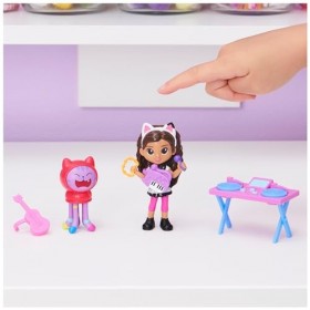Gabby et la Maison Magique - Gabbys Dollhouse - 2 FIGURINES ET ACCESSOIRES - Gabby, 1 Figurine Chat, Accessoires - Dessin An