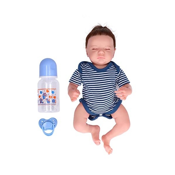 12 Pouces Silicone Reborn Bébé Poupées Oeil Fermé Poupée Bébé Poupée Réaliste émulational Nouveau-né Bébé Poupées Pour 3 Ans 