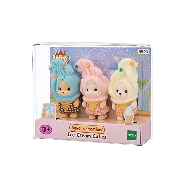 SYLVANIAN FAMILIES 5593 Le Trio des bébés en Costumes de crèmes glacées