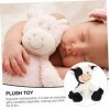 Toyvian 2 Pièces Poupée De Vache en Peluche Décor De Vache Jouet Enfant Figurines pour Enfants Riolu Plush Décor Chinois Fill