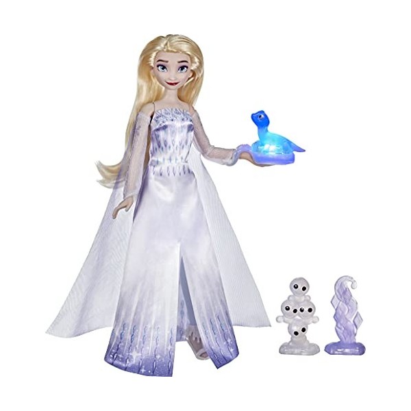 Disney Frozen 2 Talking Elsa and Friends, Elsa Doll with Over 20 Sounds and Phrases, Fashion Doll Accessories, Toy for Kids 3