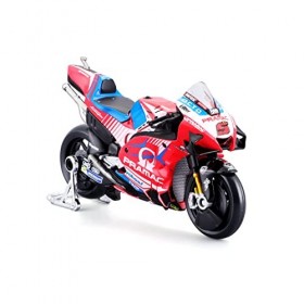 Maisto - Moto GP Racing 1/18 - Ducati Pramac 5 Johann Zarco - New FA 2022 - Moto miniature pour enfants - Reproduction à lé