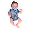Baby Dolls Best Gift Safey Poupées réalistes Flexibles pour la Maison Levi garçon Blanc de 12 Pouces avec Les Yeux 