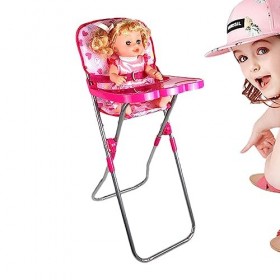 poupée - Jouets Poussette Rose avec Panier | Poussette poupée pour Filles 4 à 6 Ans, Landau poupée pour la Maison, la Materne