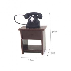 ibasenice 6 Pièces Décorations pour La Maison Mini Maison Table Chaise Mini Maison Meubles Décor Mini Maison Ornement Accesso