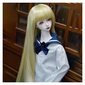 GUISHANLI 1/3 1/4 High Temperature Fiber Perruque Cheveux adaptés à BJD/SD Les Accessoires de poupées montrent Une Vraie Robe