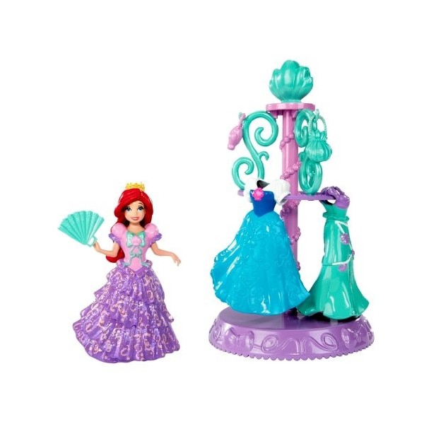 Disney Princesses - W5598 - Mini-Poupée - MagicClip - Collection Habillage - Ariel