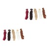 Toyvian 5 Pcs Perruque Toupet Boucles Poupée 15C