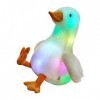 OSALADI Poupée Lumineuse Colorée Poupée Lumineuse danimal doie Jouet Cygne en Peluche Poupée doie Animale Cadeau danniver