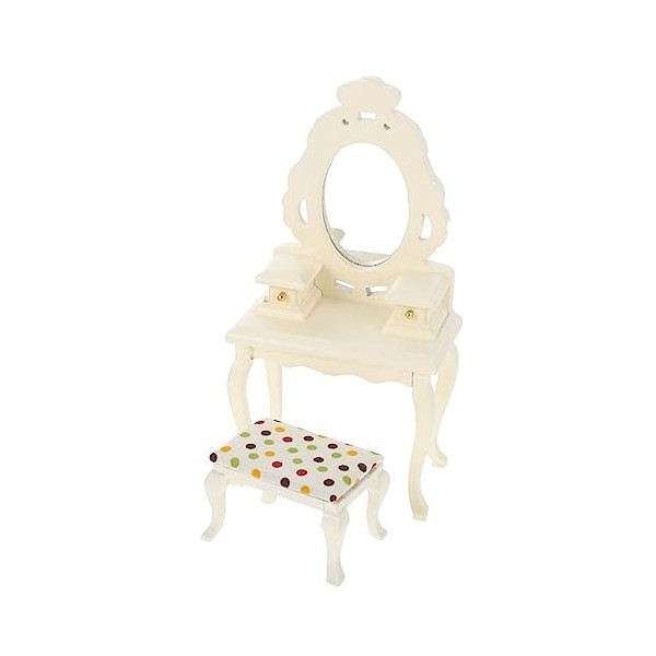 STOBOK 1 Ensemble Maison De Poupée Décor De Poupée Maison Meubles Accessoires Bricolage Commode Tabouret Décoration Jouet Cam