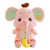 shengna Tik Tok New Banana Elephant Peluche Poupée Mignon Elephant Animal Throw Pillow Doll Push Birthday Gift for Women