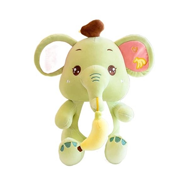 shengna Tik Tok New Banana Elephant Peluche Poupée Mignon Elephant Animal Throw Pillow Doll Push Birthday Gift for Women