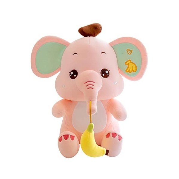 shengna Tik Tok New Banana Elephant Peluche Poupée Mignon Elephant Animal Throw Pillow Doll Push Birthday Gift for Women