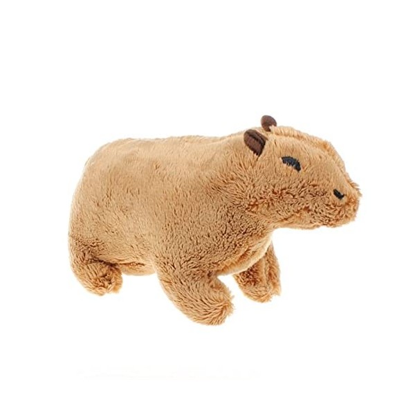 SEAVEY 20 Cm Capybara Peluche Réaliste Animaux Sauvages Rampant Capybara Mignon Dessin Animé Animal Poupée Super Doux Jouet e