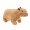 SEAVEY 20 Cm Capybara Peluche Réaliste Animaux Sauvages Rampant Capybara Mignon Dessin Animé Animal Poupée Super Doux Jouet e