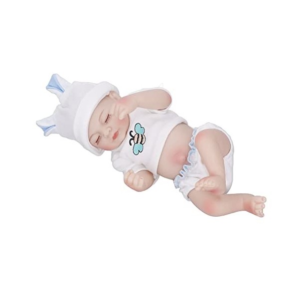AXOC Bébé, poupée bébé, Non nocif pour lhomme, 28 cm, imperméable pour Chambre de bébé Type de Fermeture des Yeux
