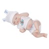 AXOC Bébé, poupée bébé, Non nocif pour lhomme, 28 cm, imperméable pour Chambre de bébé Type de Fermeture des Yeux
