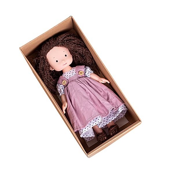 Robe Poupées Waldorfs Safe Material Handmade Doll BJD Jou pour Enfants Jou de poupées en Coton farci
