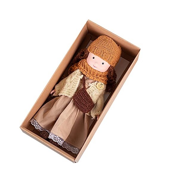 Robe Poupées Waldorfs Safe Material Handmade Doll BJD Jou pour Enfants Jou de poupées en Coton farci