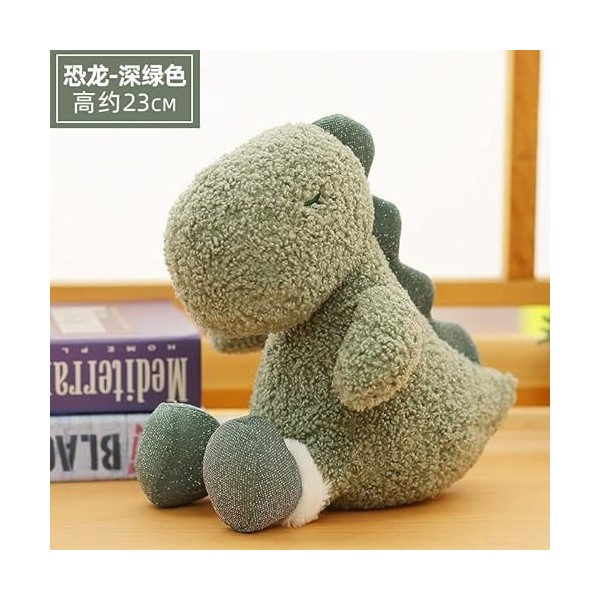 DHESSO 23cm Macaron Couleur Département De Guérison Doux Adorable Bébé Poupée Dinosaure Gris Loup Licorne Elk Jouet Poupée En