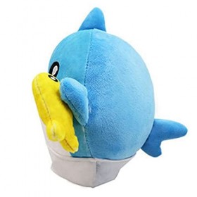 SEAVEY 23cm Jouet en Peluche en Peluche pour Enfants, Oreiller De Jet De Corps Dapparence De Dessin Animé De Requin, Cadeau 