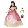 Hasbro Disney Princess Life poupée Mannequin Belle, 10 Combinaisons de Tenues, dès 3 Ans F4625 Multicolore Inclut poupée, rob