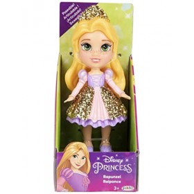 Jakks Pacific Raiponce Disney Mini poupée à paillettes