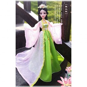 Poupée Ancienne Chinoise de 30 cm, poupées de Collection Barbie réalistes, poupées de Figurines Vintage décor à la Maison pou