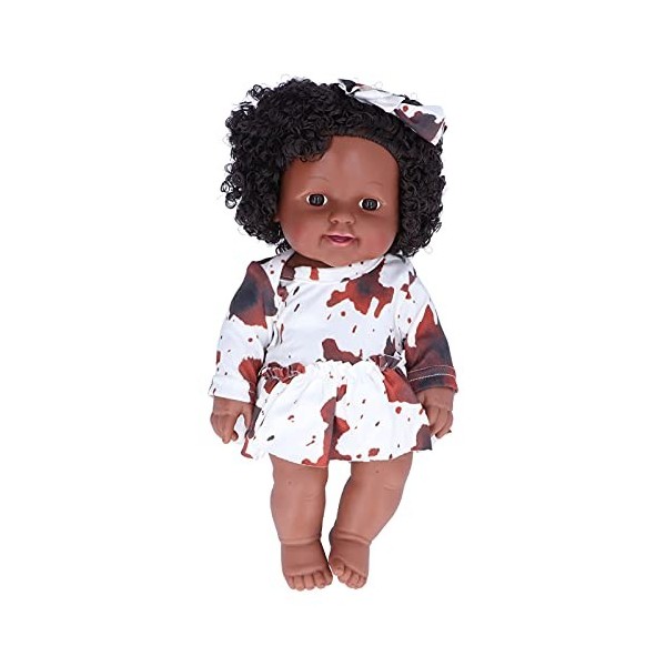12 Pouces Reborn Bébé Poupées Réaliste Fille Africaine Réaliste Vinyles Souples Reborn Poupées Réaliste Reborn Bébé Poupée En